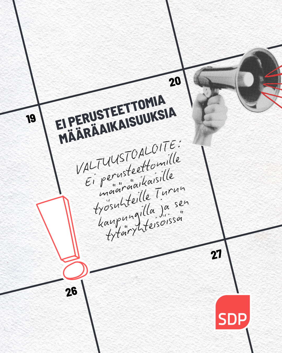 Valtuustoaloite: Ei perusteettomille määräaikaisille työsuhteille Turun kaupungilla ja sen tytäryhteisöissä 